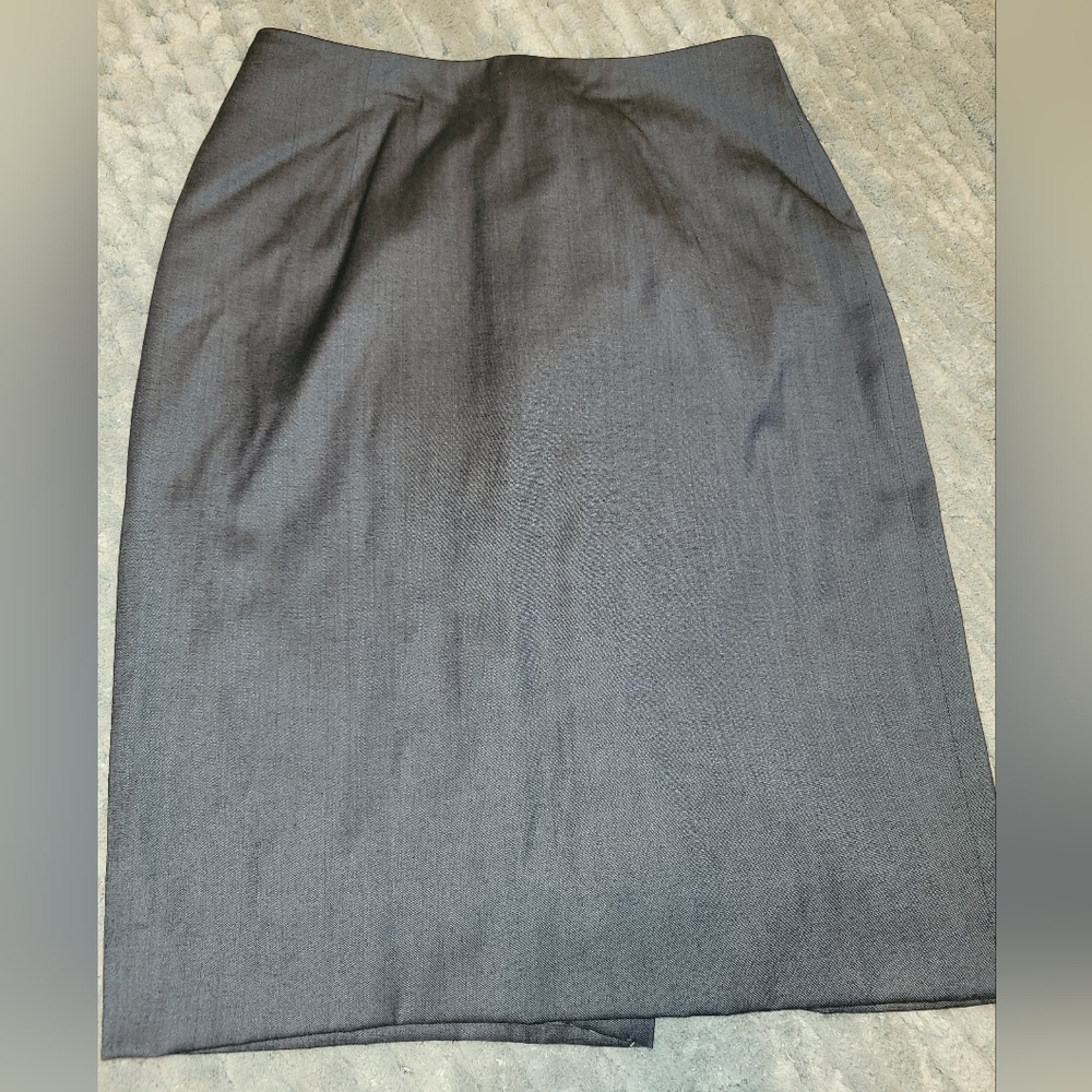 Hugo Boss‎ Virgin Wool Slim Fit Lined Pencil Skirt sz 4